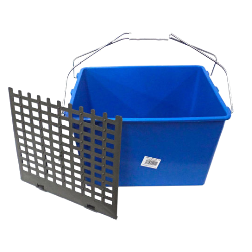 CUBETA 16L.REJILLA PLASTICO