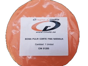 BOINA DIAMOND NARANJA. CORTE MEDIO 150MM