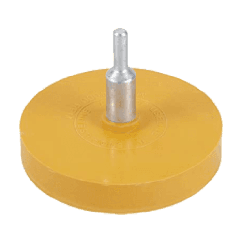 DISCO GOMA QUITA ADHESIVOS + ADAPTADOR