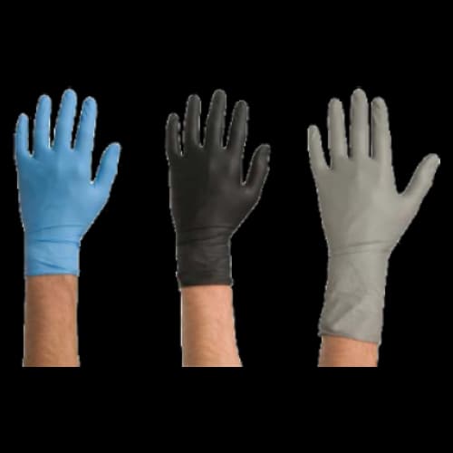 GUANTES NARANJAS EXTREME GRIP TALLA L 100U