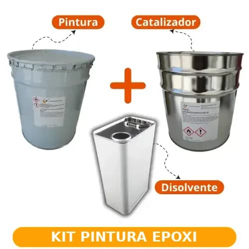 Kit de pintura epoxi industrial