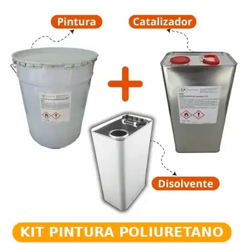 Kit de pintura de poliuretano industrial