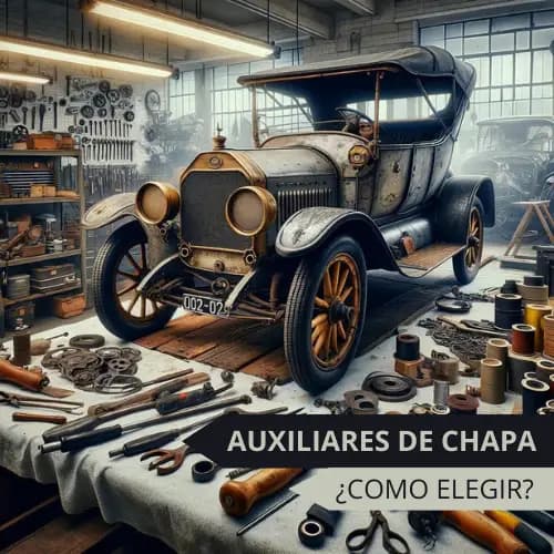 Auxiliares de chapa para restauración de vehículos