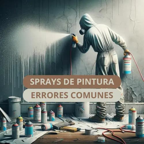 Errores Comunes al Usar Sprays de Pintura: Evita Fallos y Logra Acabados Perfectos