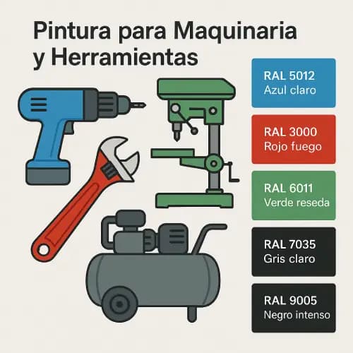 Pintura para Maquinaria y Herramientas: Protección y Estética Industrial